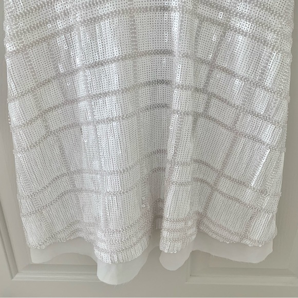 NWT X by NBD x REVOLVE White 3am in LA Sequin Mini Dress - Picture 6 of 9